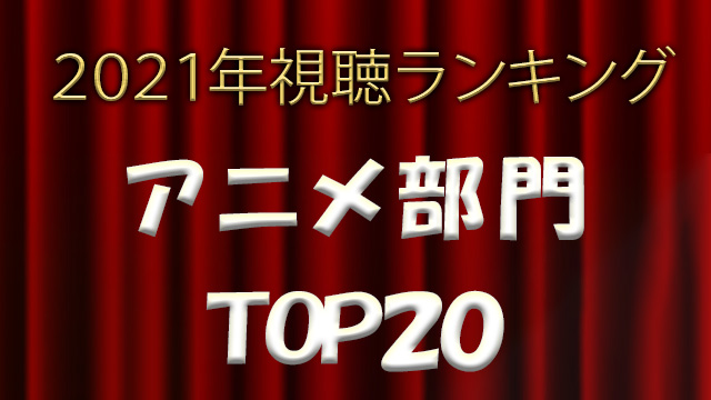 2021年視聴ランキングTOP20<br>【アニメ部門】